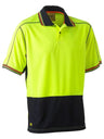 Short Sleeve Hi Vis Polyester Mesh Polo