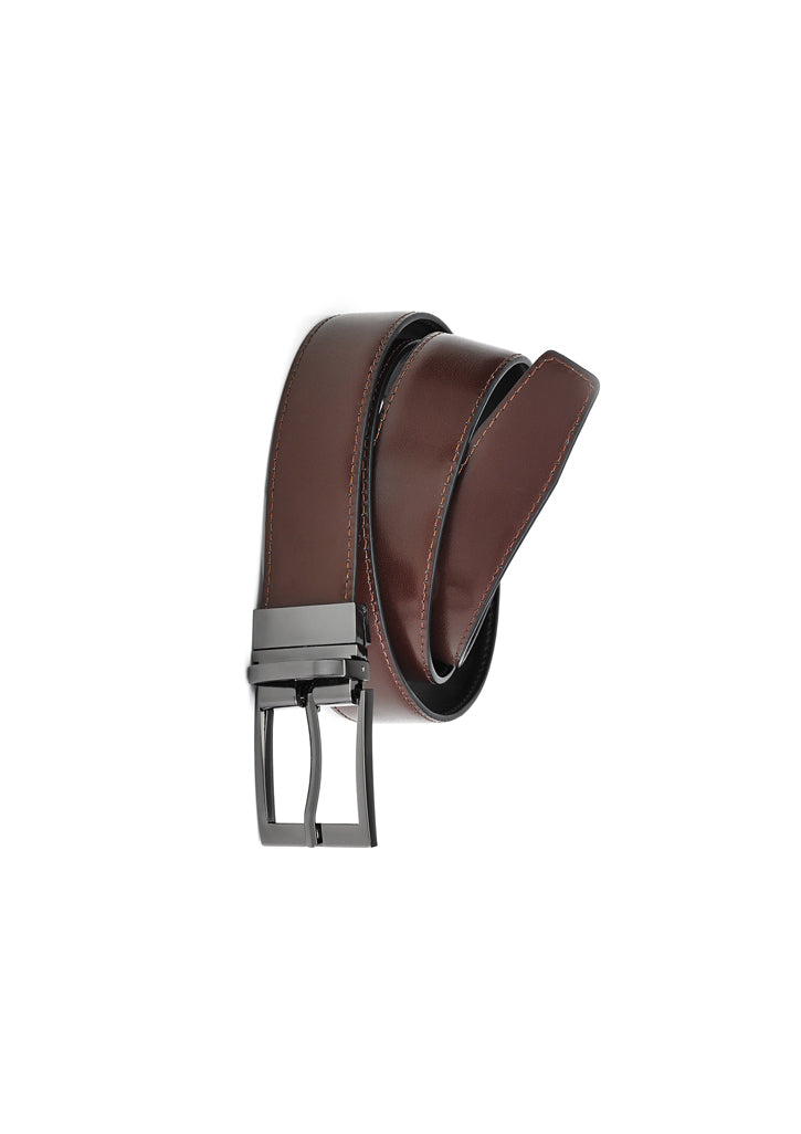 99300-Mens Leather Reversible Belt