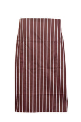 AP602L-Striped Apron - Full-waist