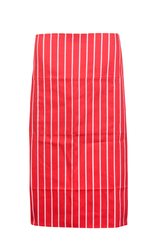 AP602L-Striped Apron - Full-waist