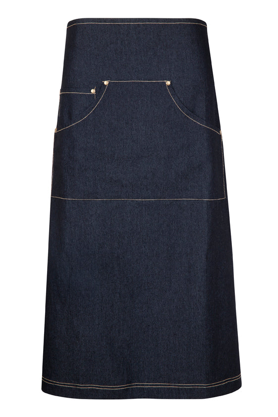 AP702L-Long Waist Cotton/Denim Apron