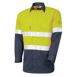 BW2590T1-Lightweight PPE2 Two Tone FR Shirt with Loxy Reflective Tape