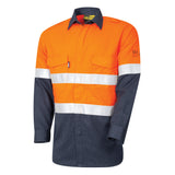 BW2590T1-Lightweight PPE2 Two Tone FR Shirt with Loxy Reflective Tape