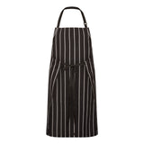 CA030-Cafe Stripe Apron Wth Pkt