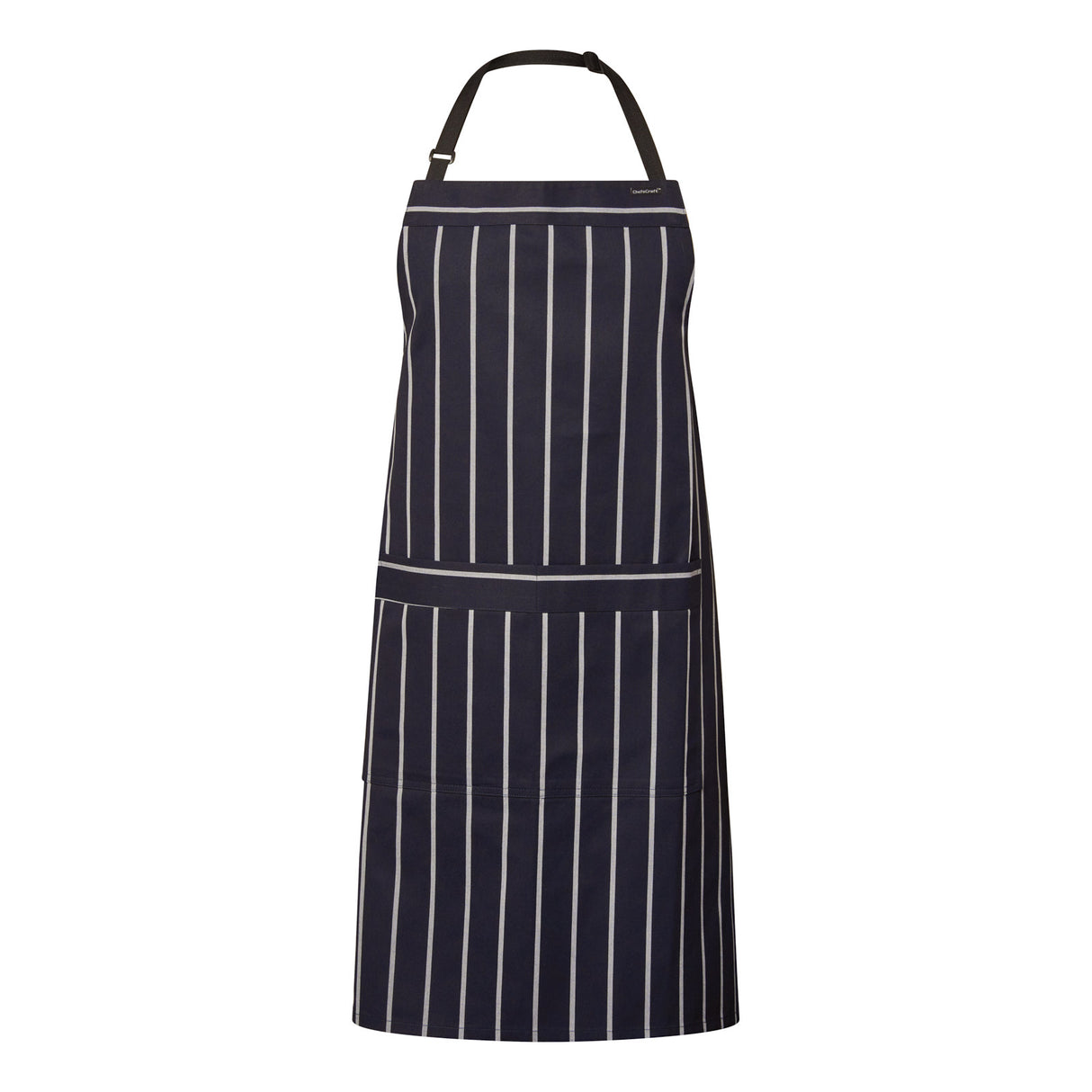 CA030-Cafe Stripe Apron Wth Pkt