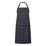 CA030-Cafe Stripe Apron Wth Pkt