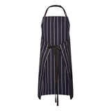 CA030-Cafe Stripe Apron Wth Pkt