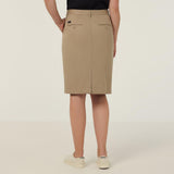 STRETCH COTTON CHINO SKIRT