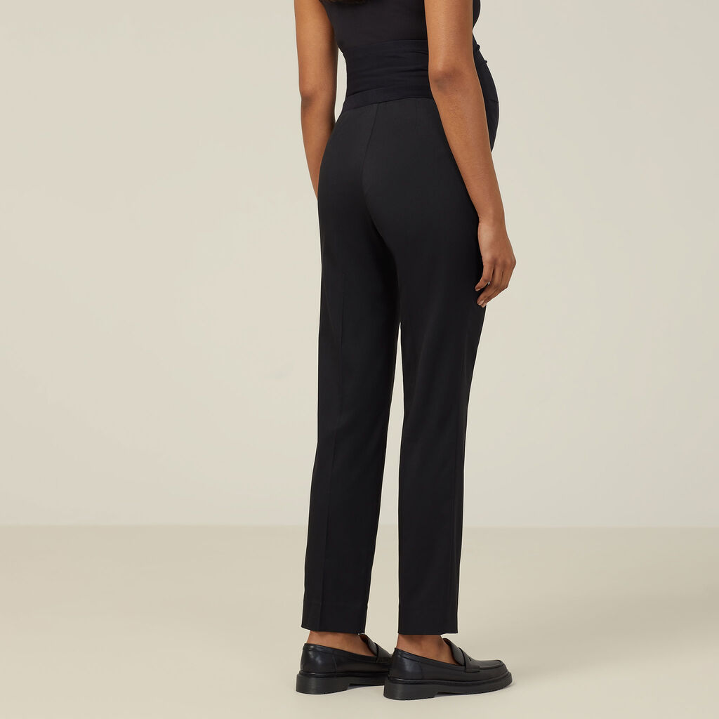 POLY VISCOSE STRETCH TWILL MATERNITY PANT