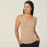 COTTON ELASTANE JERSEY CAMISOLE