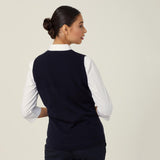 MERINO WOOL TEXTURED PANEL VEST