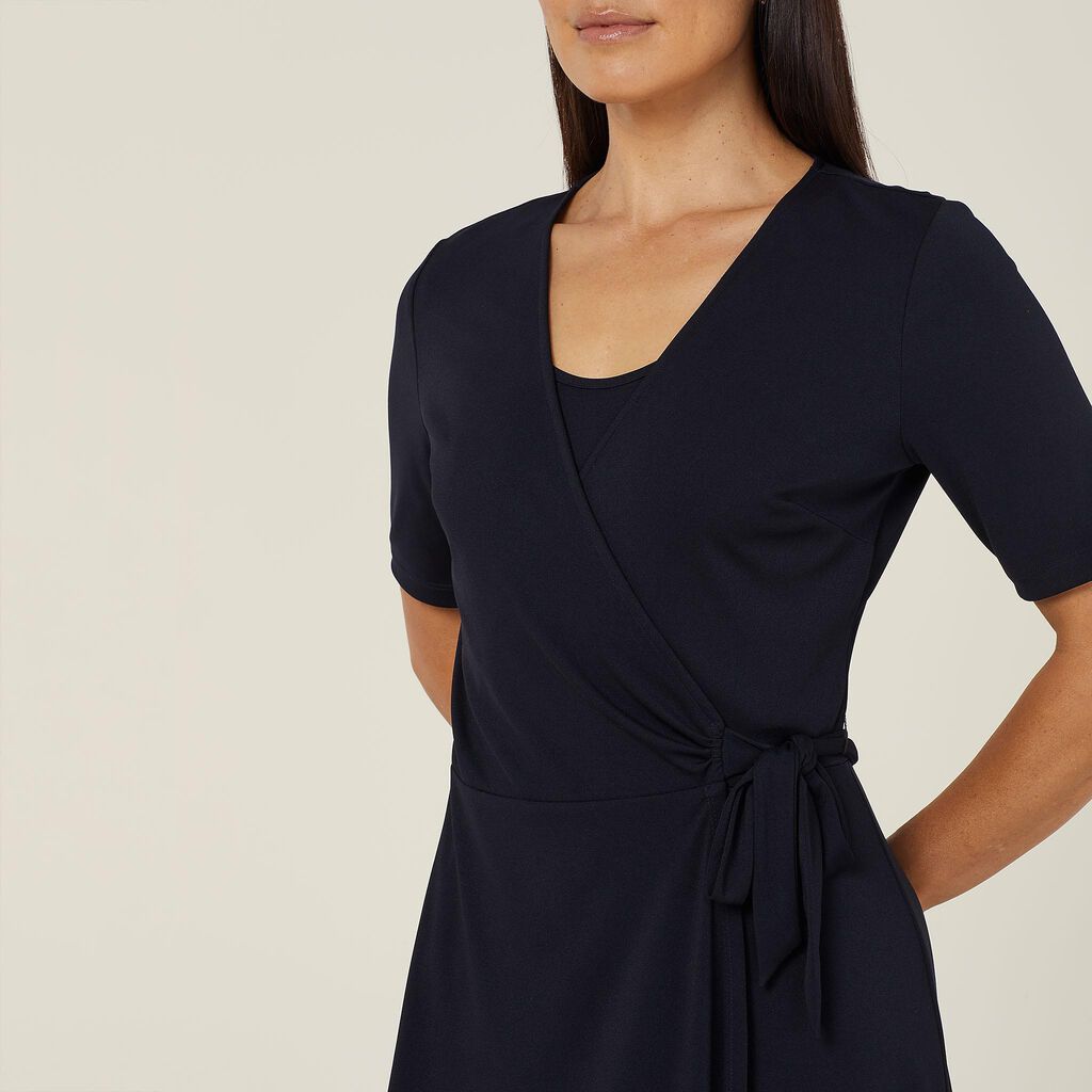 MATT JERSEY WRAP DRESS