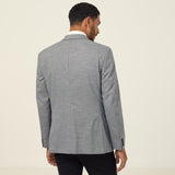 MEN'S LINEN LOOK HALF-LINED JACKET