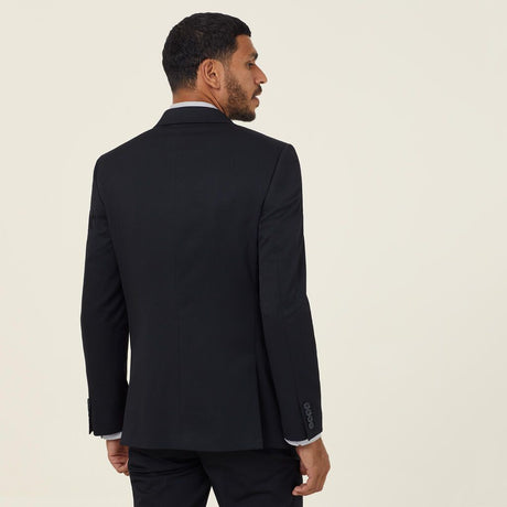 POLY VISCOSE STRETCH TWILL 2 BUTTON JACKET