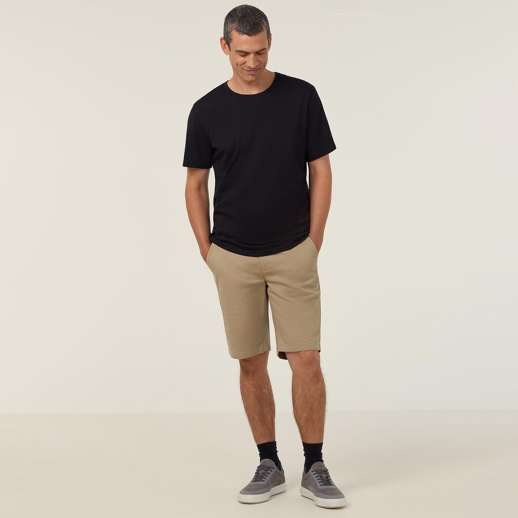 STRETCH COTTON CHINO SHORTS