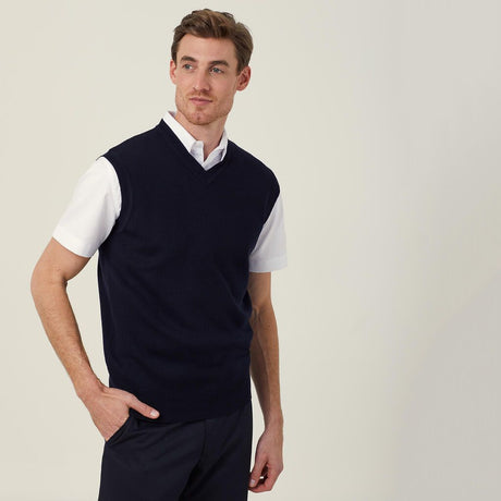 WOOL RICH V-NECK VEST