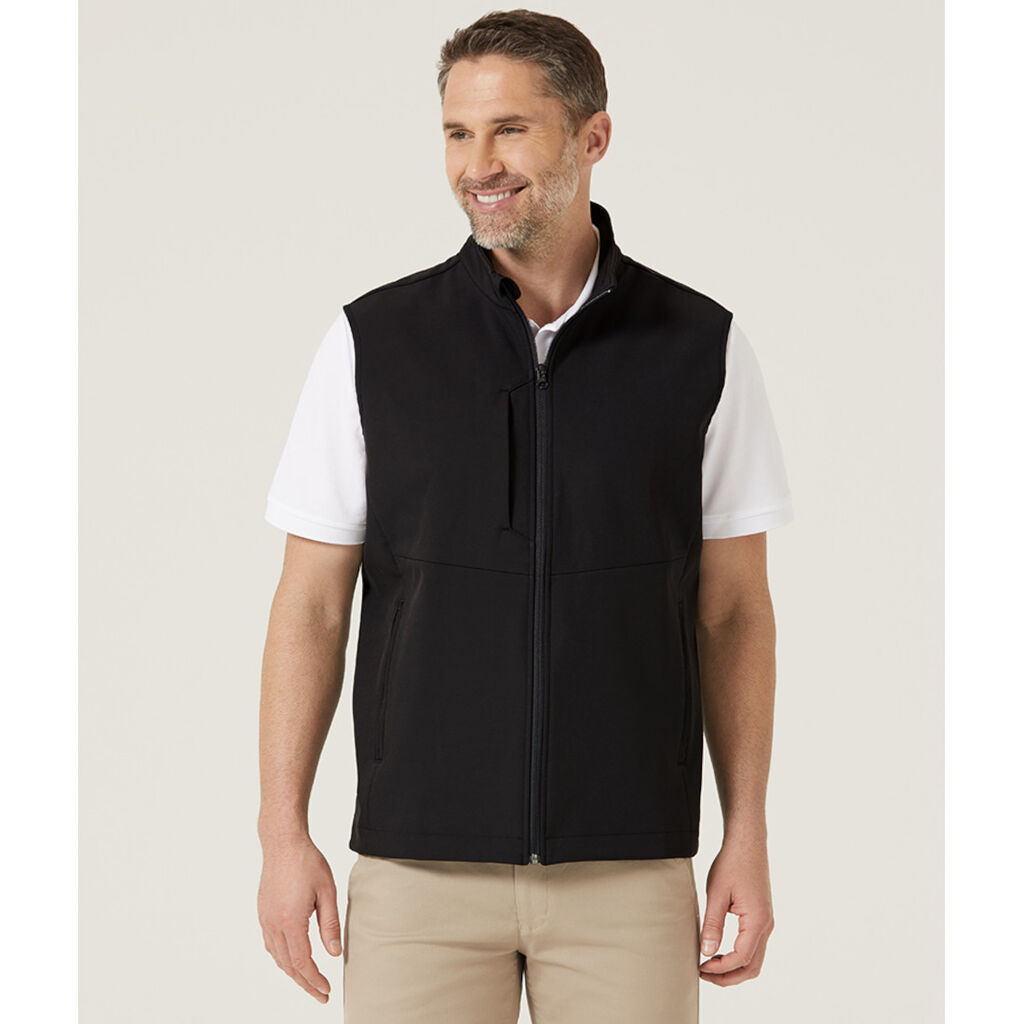 BONDED FLEECE ZIP VEST