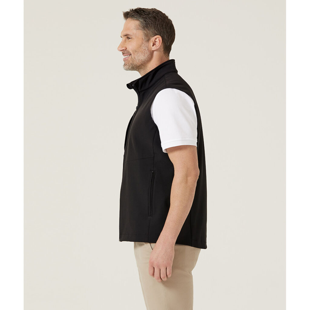 BONDED FLEECE ZIP VEST