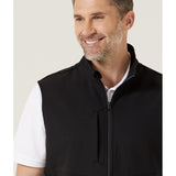 BONDED FLEECE ZIP VEST