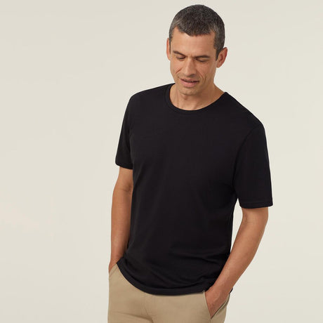 MEN'S COTTON JERSEY SHORT SLEEVE CREW NECK TEE