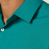 MEN'S POLY COTTON END ON END-SHORT SLEEVE SHIRT