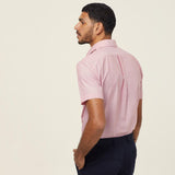 MEN'S POLY COTTON END ON END-SHORT SLEEVE SHIRT