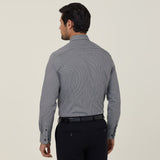 MEN'S AVIGNON GINGHAM CHECK STRETCH LONG SLEEVE SLIM SHIRT