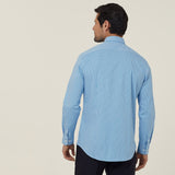 MEN'S AVIGNON GINGHAM CHECK STRETCH LONG SLEEVE SLIM SHIRT