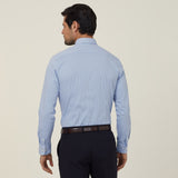 MEN'S AVIGNON GINGHAM CHECK STRETCH LONG SLEEVE SLIM SHIRT