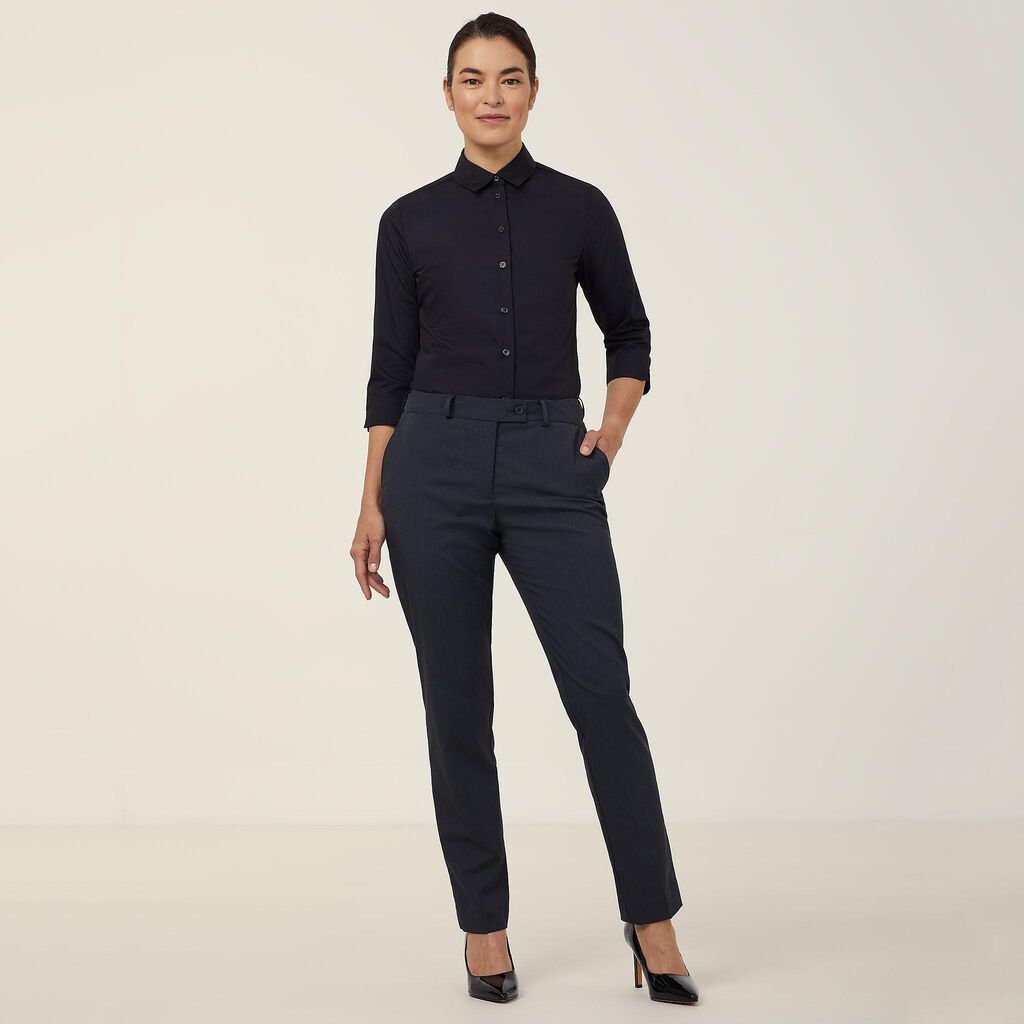 POPLIN 3/4 SLEEVE SHIRT