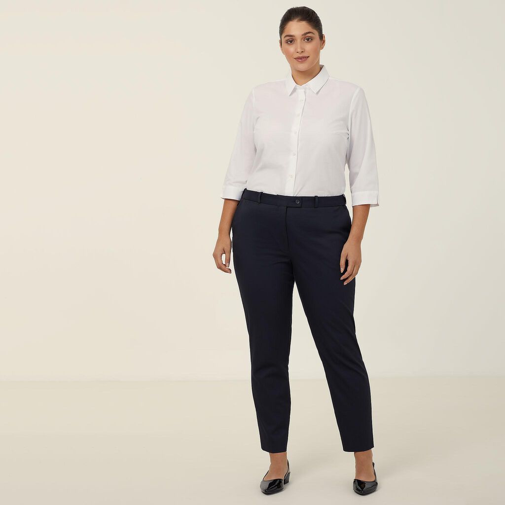 POPLIN 3/4 SLEEVE SHIRT