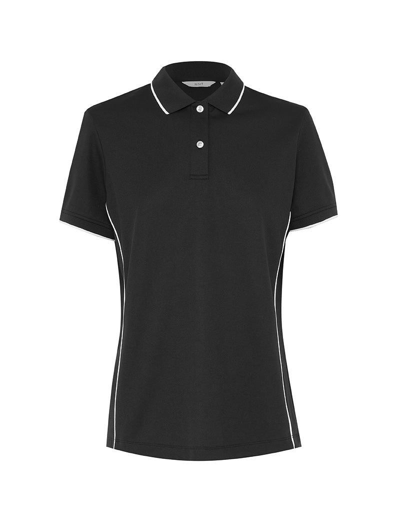 ANTIBACTERIAL POLYFACE SHORT SLEEVE TIPPED POLO