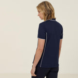 ANTIBACTERIAL POLYFACE SHORT SLEEVE TIPPED POLO