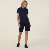 ANTIBACTERIAL POLYFACE SHORT SLEEVE TIPPED POLO