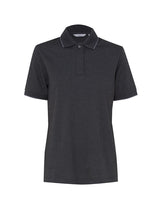 WOMEN'S TEXTURED COTTON POLY SHORT SLEEVE POLO