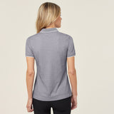 WOMEN'S TEXTURED COTTON POLY SHORT SLEEVE POLO