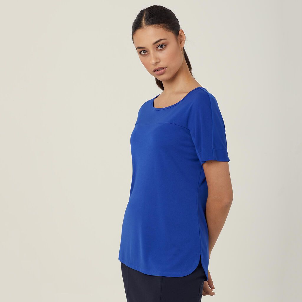 MATT JERSEY BOAT NECK TOP