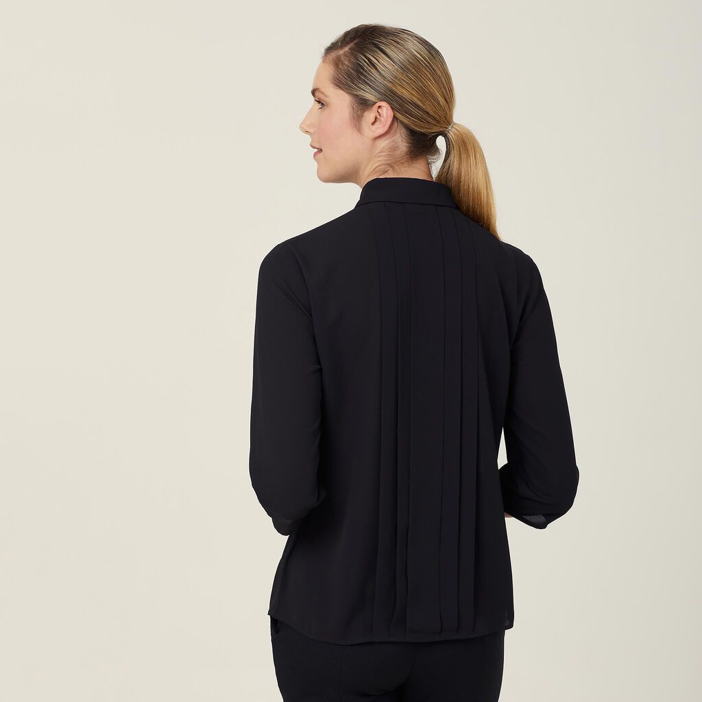 GEORGIE 3/4 PLEAT BACK SHIRT