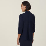 GEORGIE 3/4 PLEAT BACK SHIRT