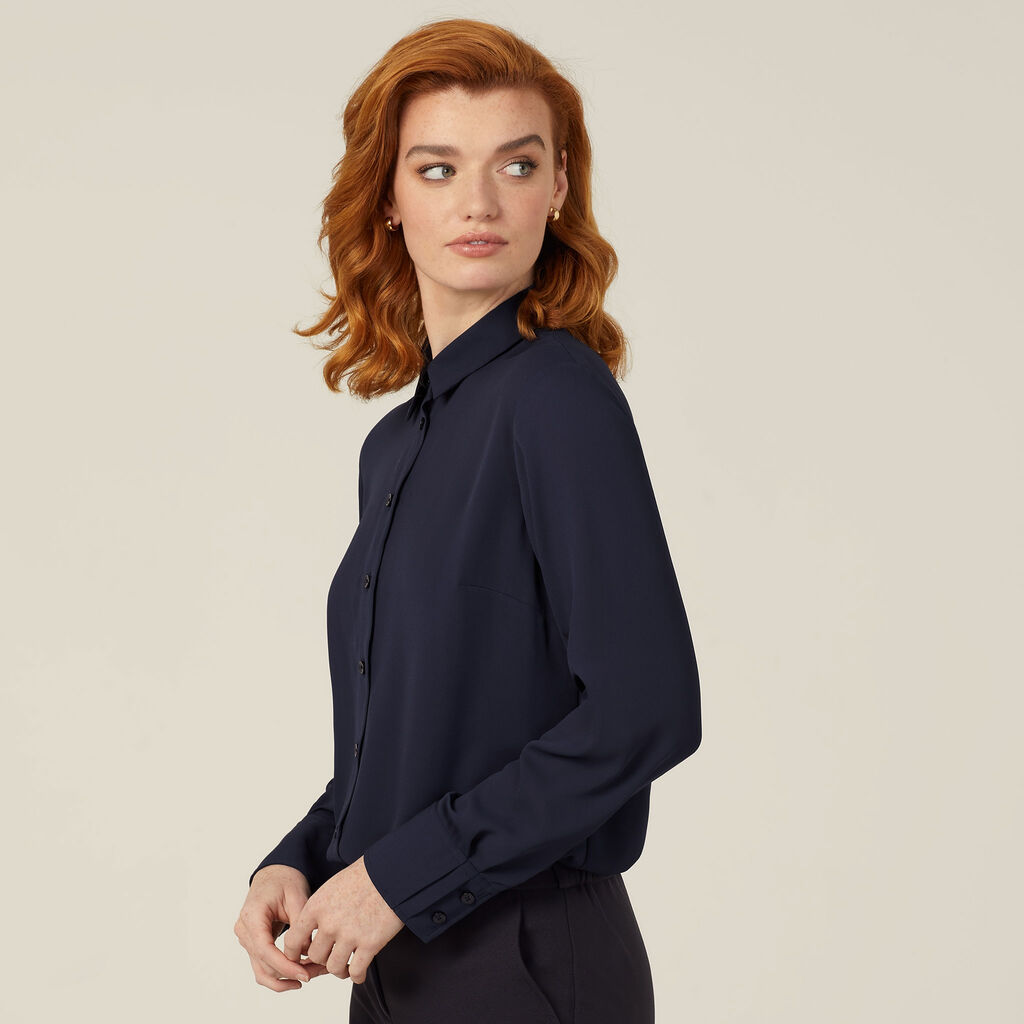 GEORGIE LONG SLEEVE UNSTRUCTURED SHIRT