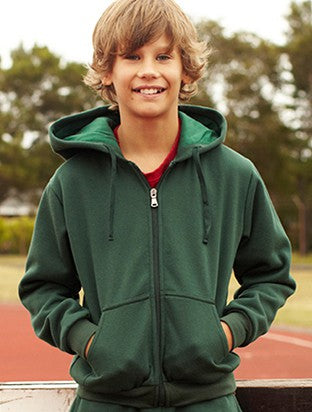 CJ1063-Kids Zip Through Fleece Hoodie