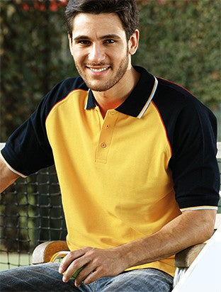 CP0360-Unisex Adults Three Tone Polo