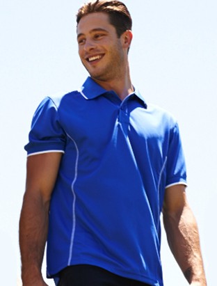 CP0910-Men's Stitch Feature Essentials Polo