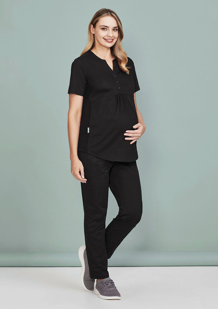 CSP244LL-Rose Womens Maternity Scrub Pant