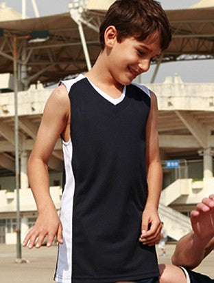 CT1206-Kids Basketball Singlet