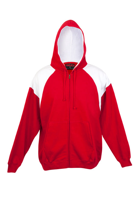 F303HZ-Mens Shoulder Contrast Hoodie