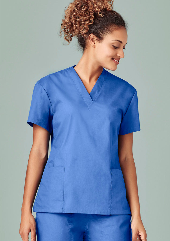 H10622-Ladies Classic Scrubs Top