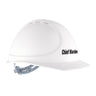 HPFPRGTE03CW-GTE3 Chief Warden Essential Type 1 ABS Vented Hard Hat with Slide Lock Harness