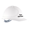 HPFPRGTE03DW-GTE3 Deputy Chief Warden Essential Type 1 ABS Vented Hard Hat with Slide Lock Harness