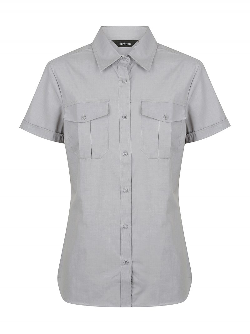 W61-Jasper - Ladies Short Sleeve Shirt